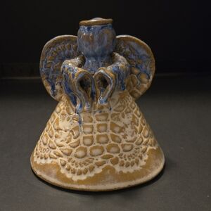 Beautiful Ceramic Angel, By T. Puterbaugh Gill.